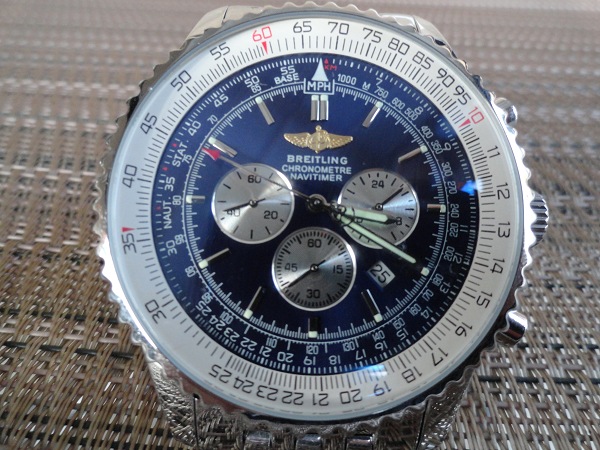 Replique Breitling Navitimer cadran bleu