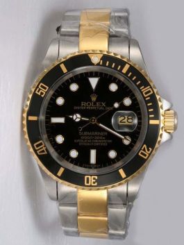 Replique Rolex Submariner or et acier jaune montre