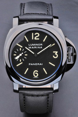 Replique Panerai Luminor Marina cuir noir