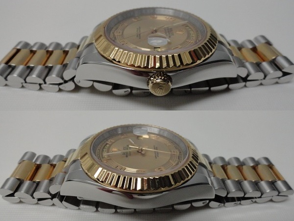Date Jour Replique Montre Rolex cadran en or