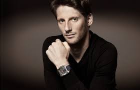 Romain Grosjean et Montre Tag Heuer Photoshoot