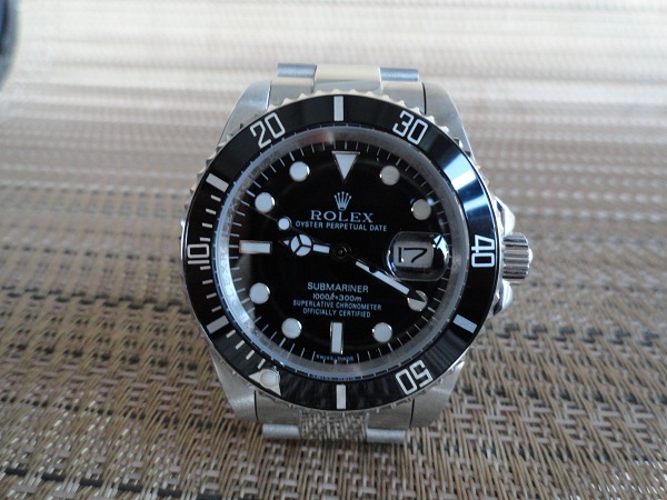 Rolex Submariner replique montre SS noir